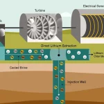 “Engineers Innovate Solar-Powered Lithium Extraction from Brine for Sustainable Battery Production”